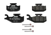 Bremsbelagsatz, Scheibenbremse Vorderachse JURID 573410J