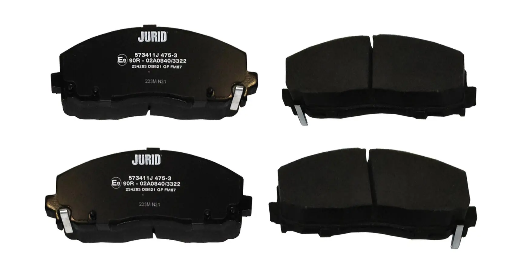 Bremsbelagsatz, Scheibenbremse JURID 573411J