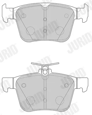 Bremsbelagsatz, Scheibenbremse JURID 573415J Bild Bremsbelagsatz, Scheibenbremse JURID 573415J