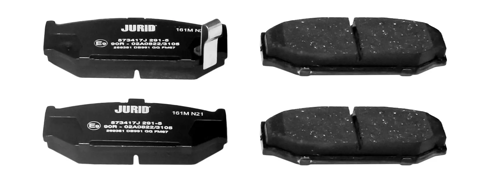 Bremsbelagsatz, Scheibenbremse JURID 573417J