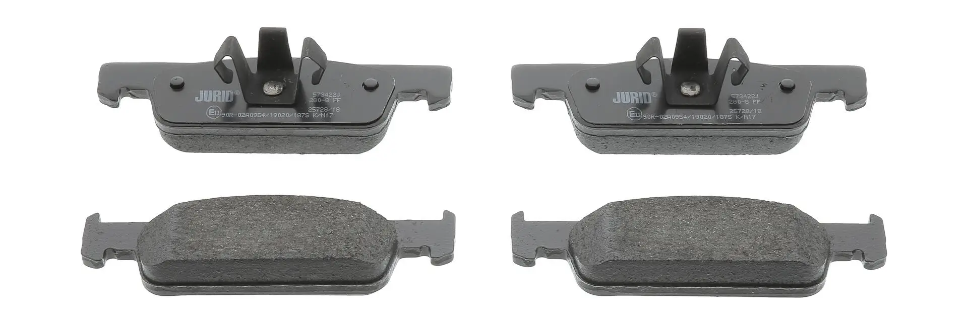 Bremsbelagsatz, Scheibenbremse Vorderachse JURID 573422J