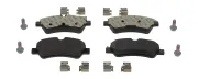 Bremsbelagsatz, Scheibenbremse Hinterachse JURID 573434J