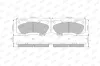 Bremsbelagsatz, Scheibenbremse Vorderachse JURID 573435J Bild Bremsbelagsatz, Scheibenbremse Vorderachse JURID 573435J