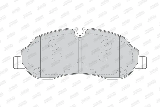 Bremsbelagsatz, Scheibenbremse JURID 573438J Bild Bremsbelagsatz, Scheibenbremse JURID 573438J