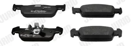 Bremsbelagsatz, Scheibenbremse Vorderachse JURID 573441J Bild Bremsbelagsatz, Scheibenbremse Vorderachse JURID 573441J