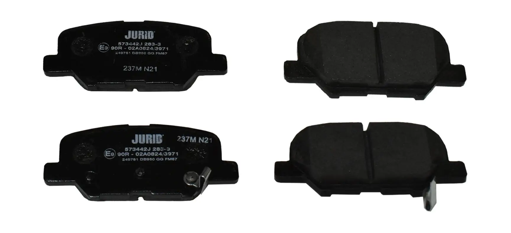 Bremsbelagsatz, Scheibenbremse JURID 573442J