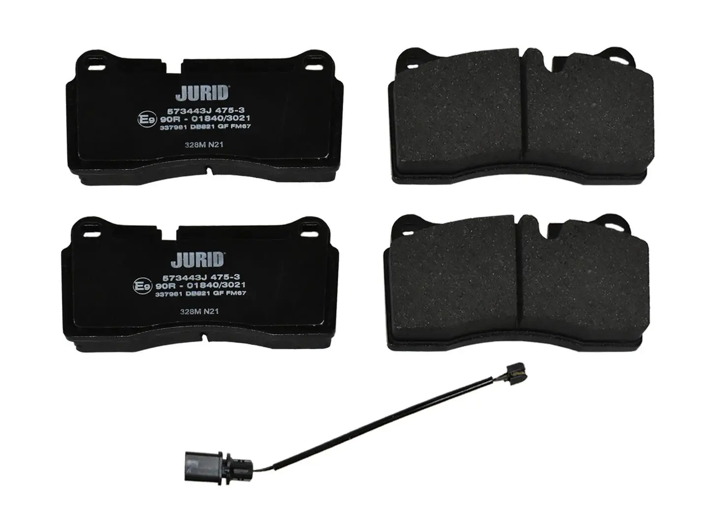Bremsbelagsatz, Scheibenbremse JURID 573443J