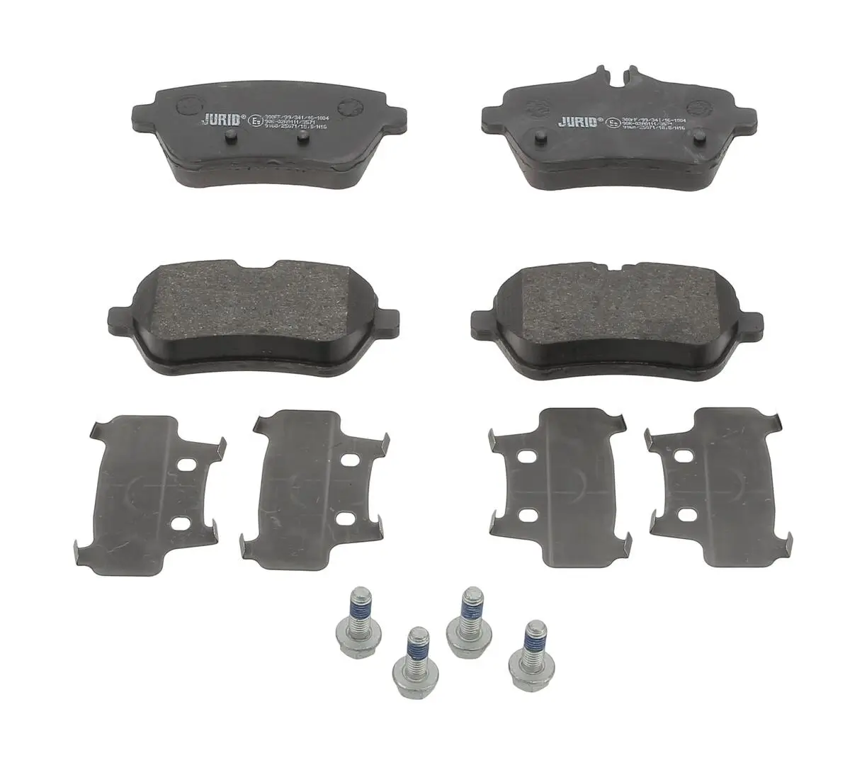 Bremsbelagsatz, Scheibenbremse Hinterachse JURID 573451J