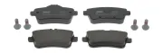 Bremsbelagsatz, Scheibenbremse Hinterachse JURID 573458J