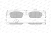 Bremsbelagsatz, Scheibenbremse Vorderachse JURID 573460J