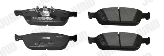 Bremsbelagsatz, Scheibenbremse Vorderachse JURID 573460J Bild Bremsbelagsatz, Scheibenbremse Vorderachse JURID 573460J