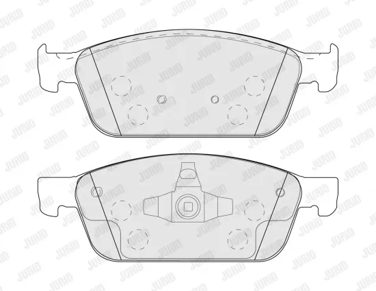 Bremsbelagsatz, Scheibenbremse Vorderachse JURID 573460J Bild Bremsbelagsatz, Scheibenbremse Vorderachse JURID 573460J