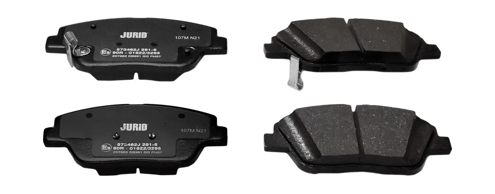 Bremsbelagsatz, Scheibenbremse Vorderachse JURID 573462J