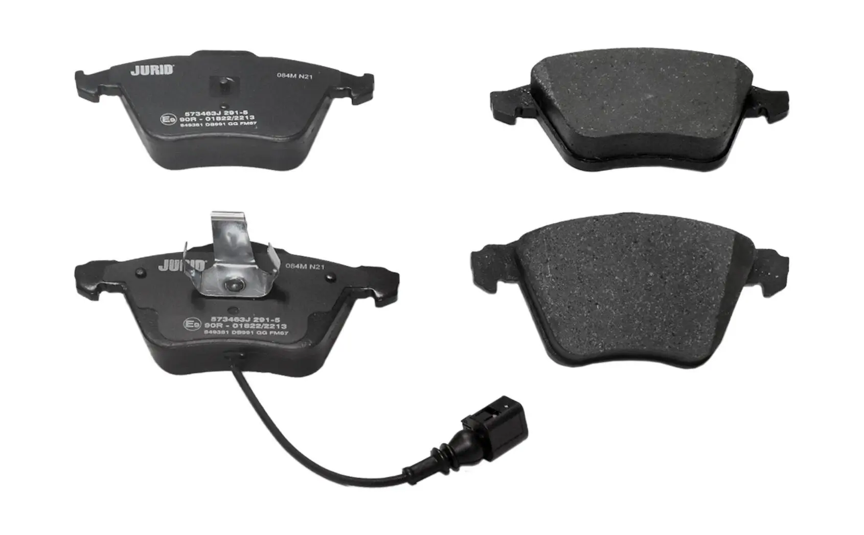 Bremsbelagsatz, Scheibenbremse Vorderachse JURID 573463J