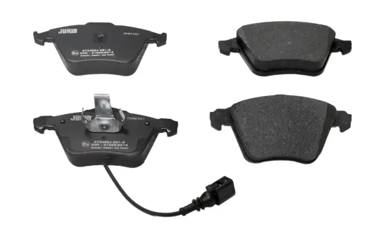 Bremsbelagsatz, Scheibenbremse Vorderachse JURID 573463J Bild Bremsbelagsatz, Scheibenbremse Vorderachse JURID 573463J
