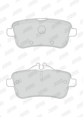 Bremsbelagsatz, Scheibenbremse JURID 573465J Bild Bremsbelagsatz, Scheibenbremse JURID 573465J