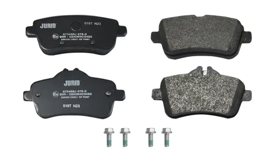 Bremsbelagsatz, Scheibenbremse Hinterachse JURID 573466J Bild Bremsbelagsatz, Scheibenbremse Hinterachse JURID 573466J