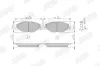 Bremsbelagsatz, Scheibenbremse Vorderachse JURID 573601J Bild Bremsbelagsatz, Scheibenbremse Vorderachse JURID 573601J