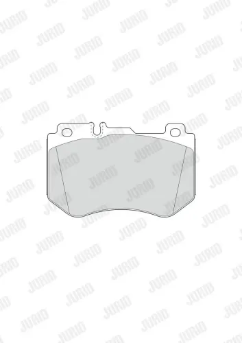 Bremsbelagsatz, Scheibenbremse Vorderachse JURID 573607J Bild Bremsbelagsatz, Scheibenbremse Vorderachse JURID 573607J