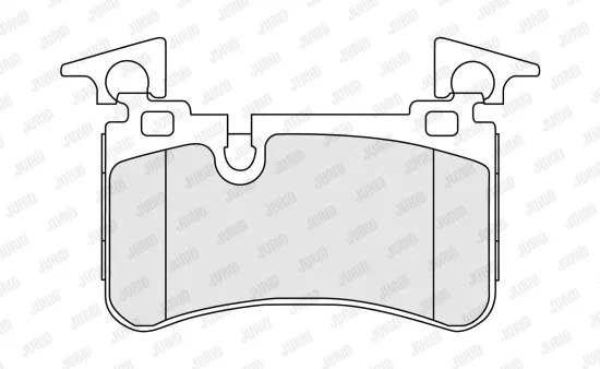 Bremsbelagsatz, Scheibenbremse JURID 573615J Bild Bremsbelagsatz, Scheibenbremse JURID 573615J