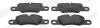 Bremsbelagsatz, Scheibenbremse JURID 573616J
