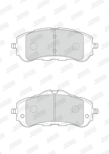 Bremsbelagsatz, Scheibenbremse Vorderachse JURID 573620J Bild Bremsbelagsatz, Scheibenbremse Vorderachse JURID 573620J