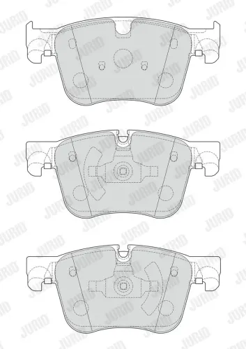Bremsbelagsatz, Scheibenbremse JURID 573621J Bild Bremsbelagsatz, Scheibenbremse JURID 573621J