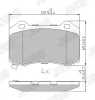 Bremsbelagsatz, Scheibenbremse JURID 573623J Bild Bremsbelagsatz, Scheibenbremse JURID 573623J