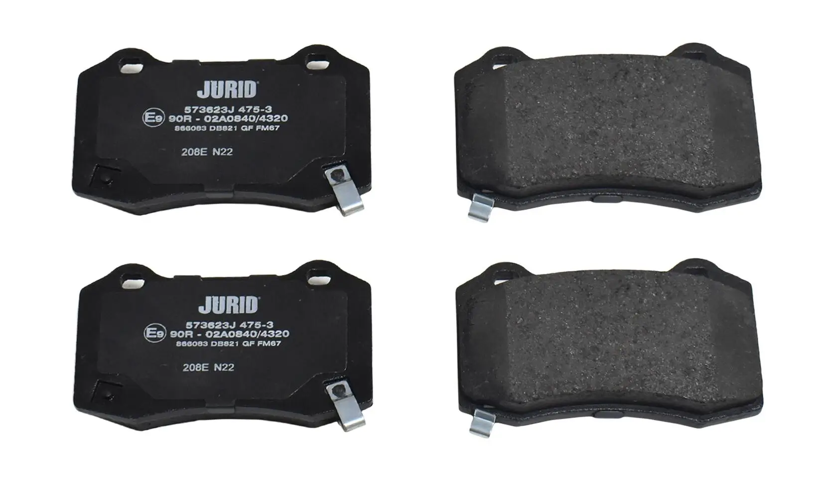 Bremsbelagsatz, Scheibenbremse JURID 573623J