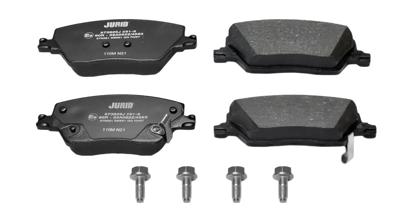Bremsbelagsatz, Scheibenbremse JURID 573626J