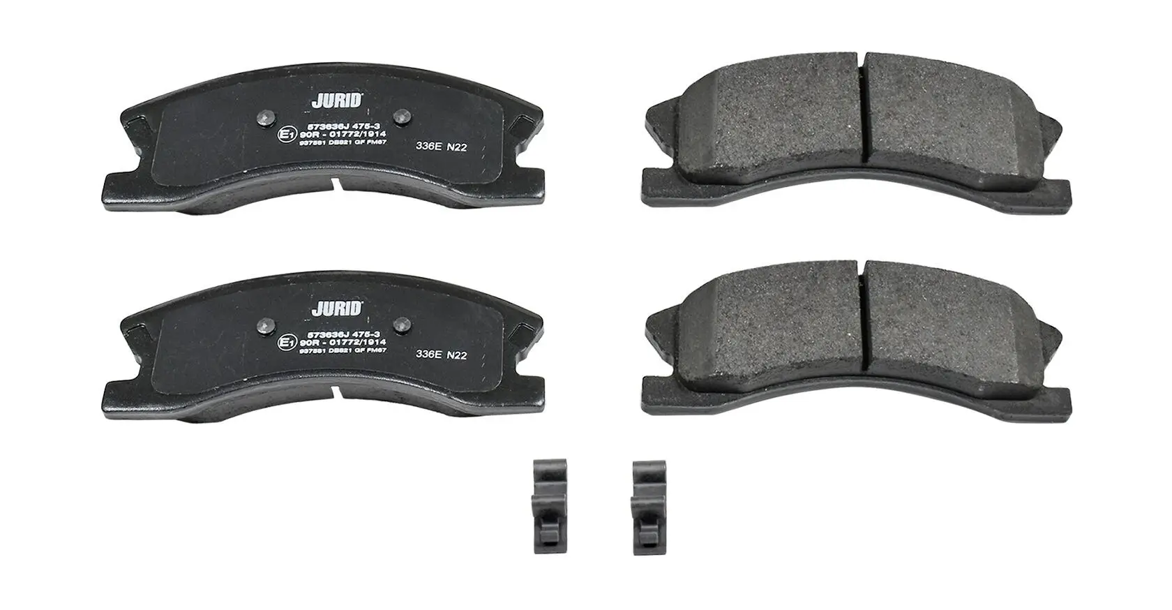 Bremsbelagsatz, Scheibenbremse Vorderachse JURID 573636J