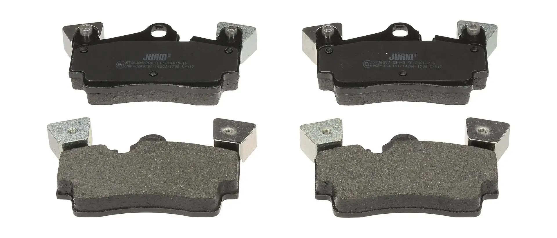 Bremsbelagsatz, Scheibenbremse Hinterachse JURID 573638J