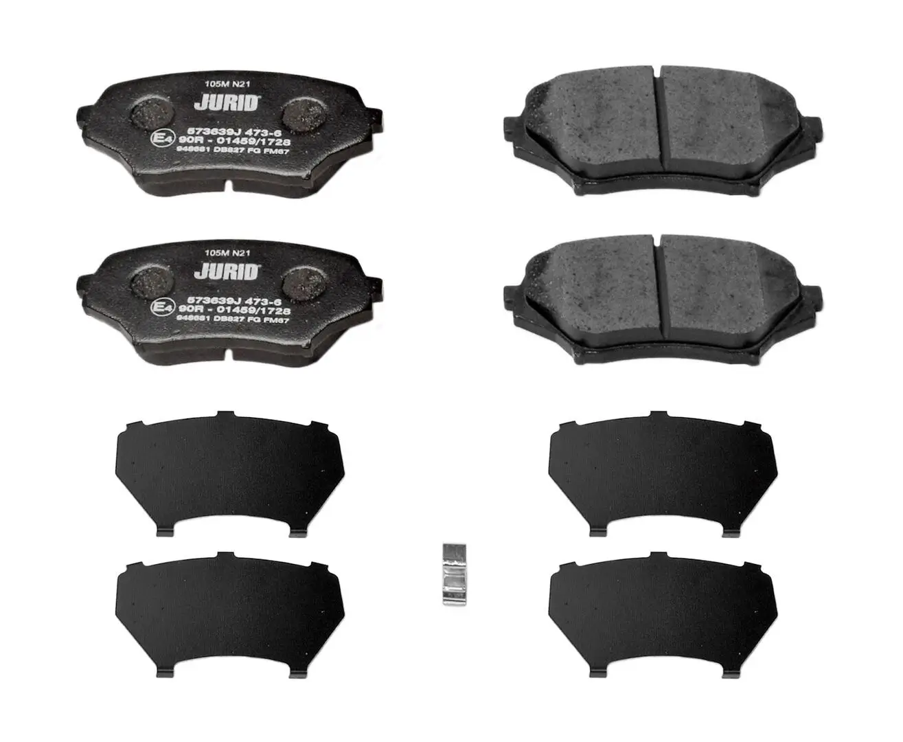 Bremsbelagsatz, Scheibenbremse Vorderachse JURID 573639J