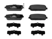 Bremsbelagsatz, Scheibenbremse Hinterachse JURID 573640J