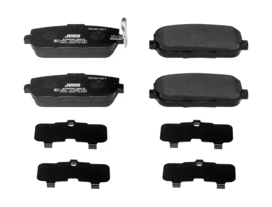 Bremsbelagsatz, Scheibenbremse Hinterachse JURID 573640J Bild Bremsbelagsatz, Scheibenbremse Hinterachse JURID 573640J