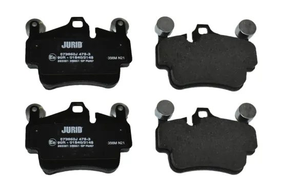 Bremsbelagsatz, Scheibenbremse Vorderachse JURID 571473J Bild Bremsbelagsatz, Scheibenbremse Vorderachse JURID 571473J