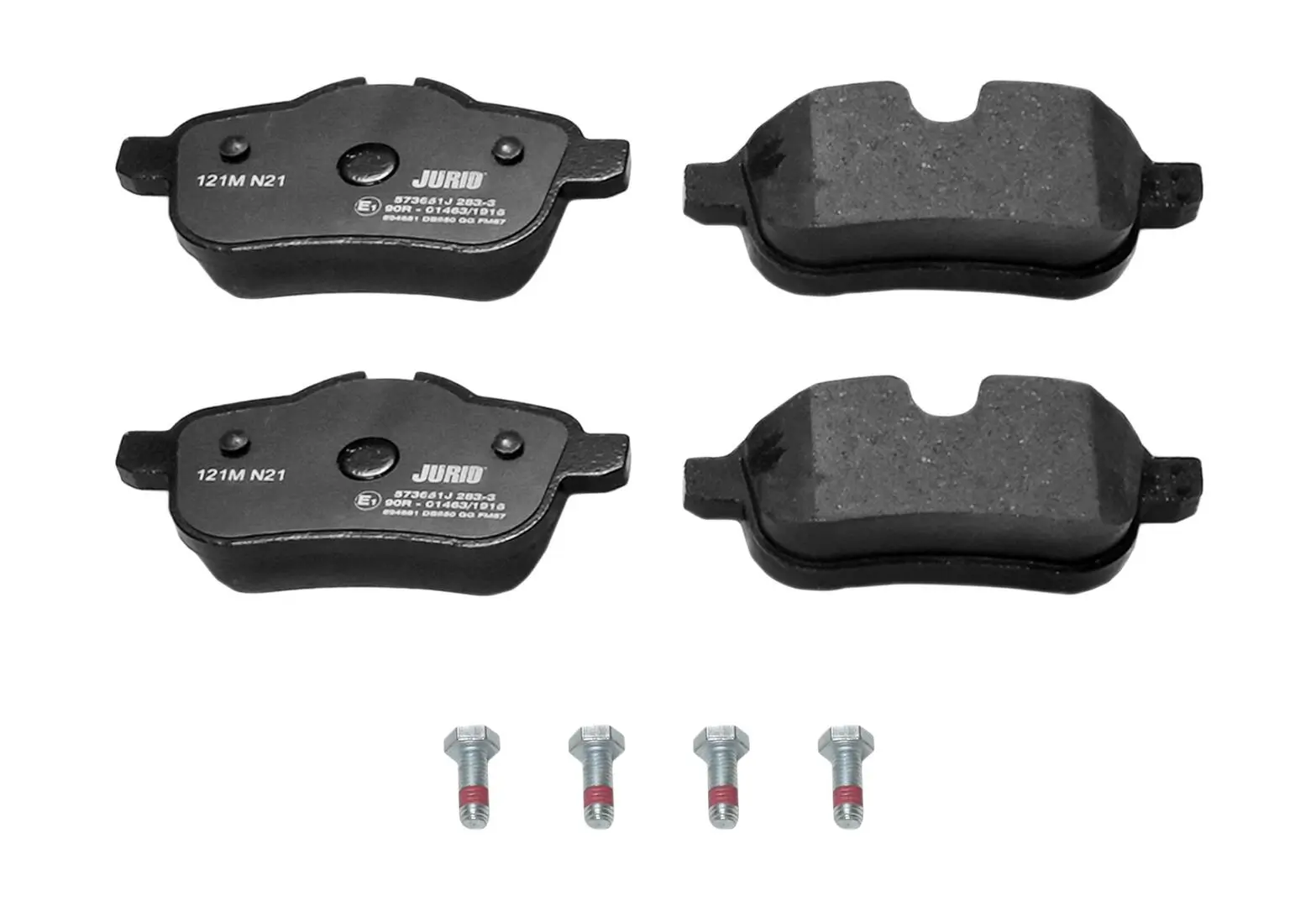 Bremsbelagsatz, Scheibenbremse Hinterachse JURID 573651J