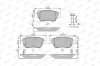 Bremsbelagsatz, Scheibenbremse Vorderachse JURID 573652J