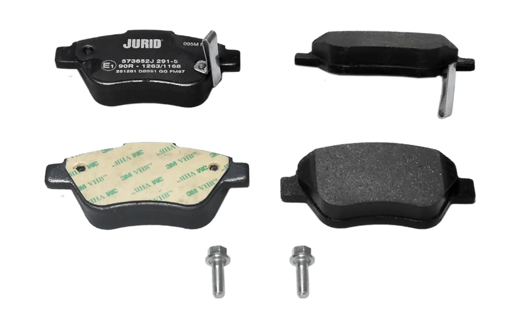 Bremsbelagsatz, Scheibenbremse Vorderachse JURID 573652J