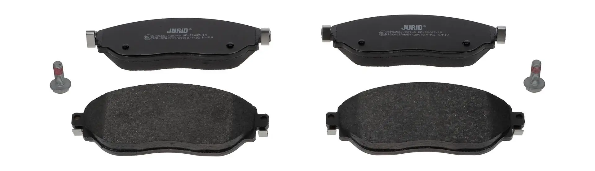 Bremsbelagsatz, Scheibenbremse Vorderachse JURID 573656J