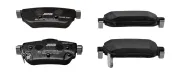 Bremsbelagsatz, Scheibenbremse Hinterachse JURID 573658J