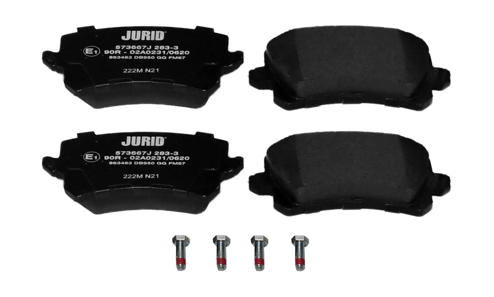 Bremsbelagsatz, Scheibenbremse JURID 573667J