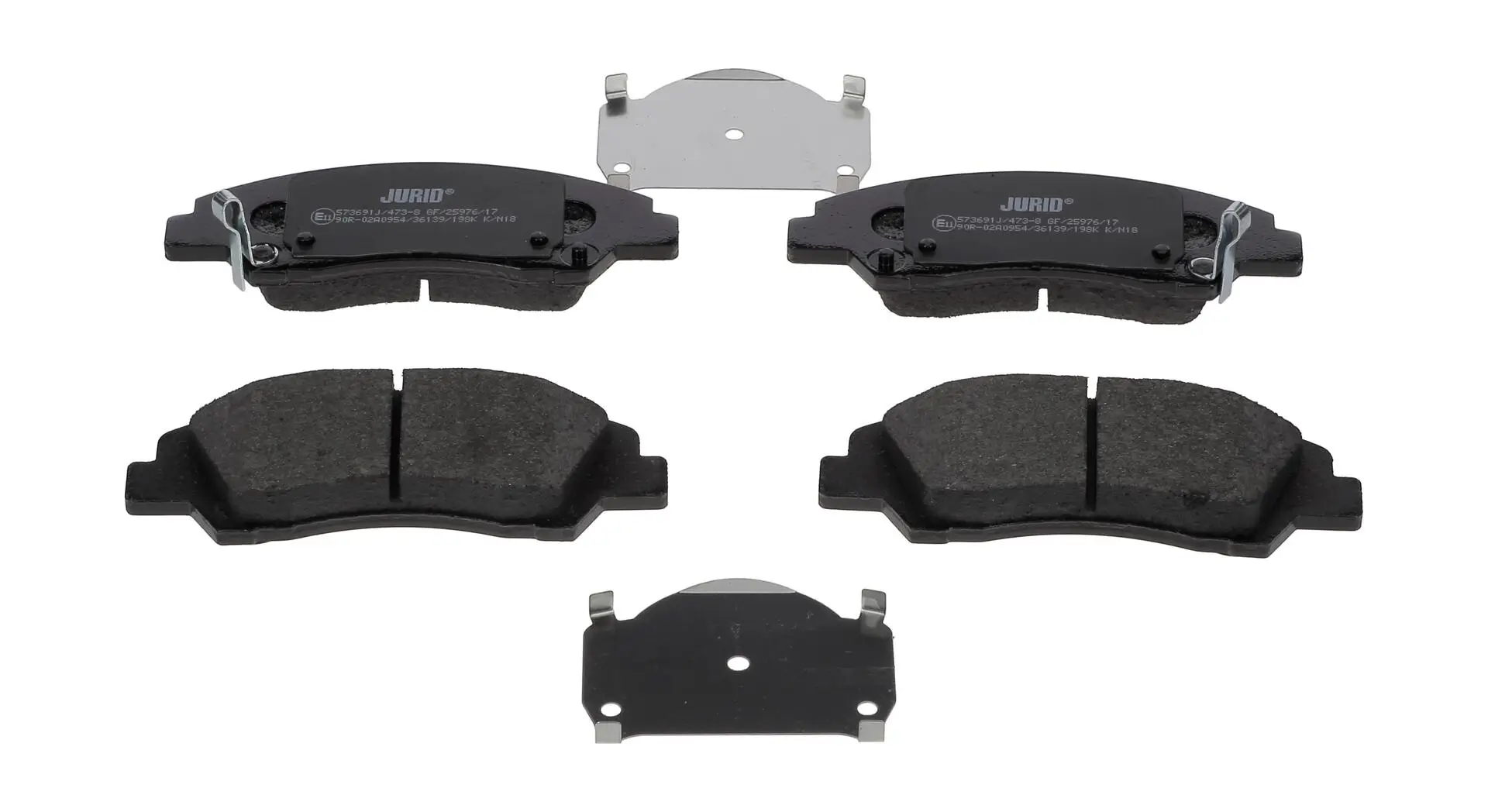 Bremsbelagsatz, Scheibenbremse Vorderachse JURID 573691J