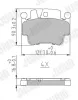 Bremsbelagsatz, Scheibenbremse JURID 573725J Bild Bremsbelagsatz, Scheibenbremse JURID 573725J