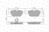 Bremsbelagsatz, Scheibenbremse Hinterachse JURID 573735J