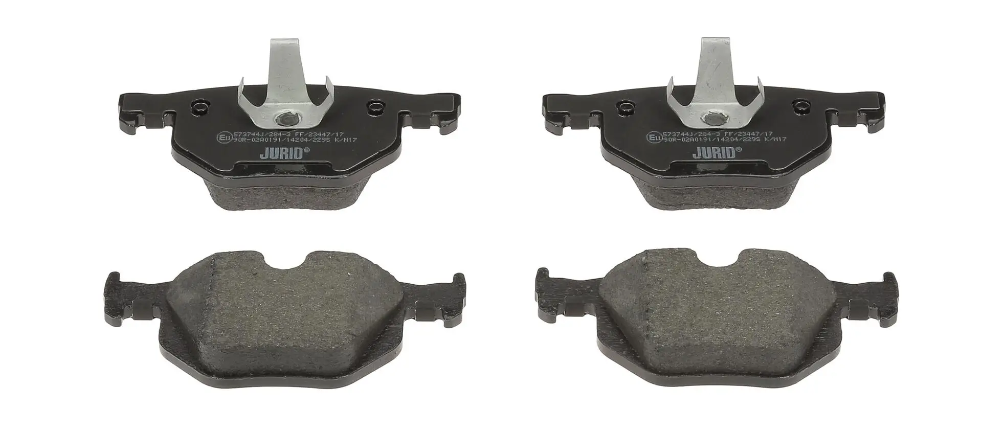 Bremsbelagsatz, Scheibenbremse Hinterachse JURID 573744J