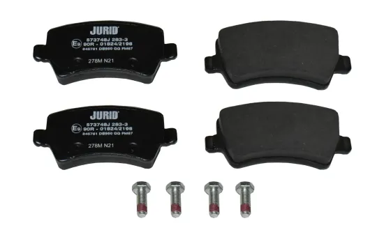 Bremsbelagsatz, Scheibenbremse JURID 573748J Bild Bremsbelagsatz, Scheibenbremse JURID 573748J