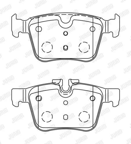 Bremsbelagsatz, Scheibenbremse JURID 573772J Bild Bremsbelagsatz, Scheibenbremse JURID 573772J