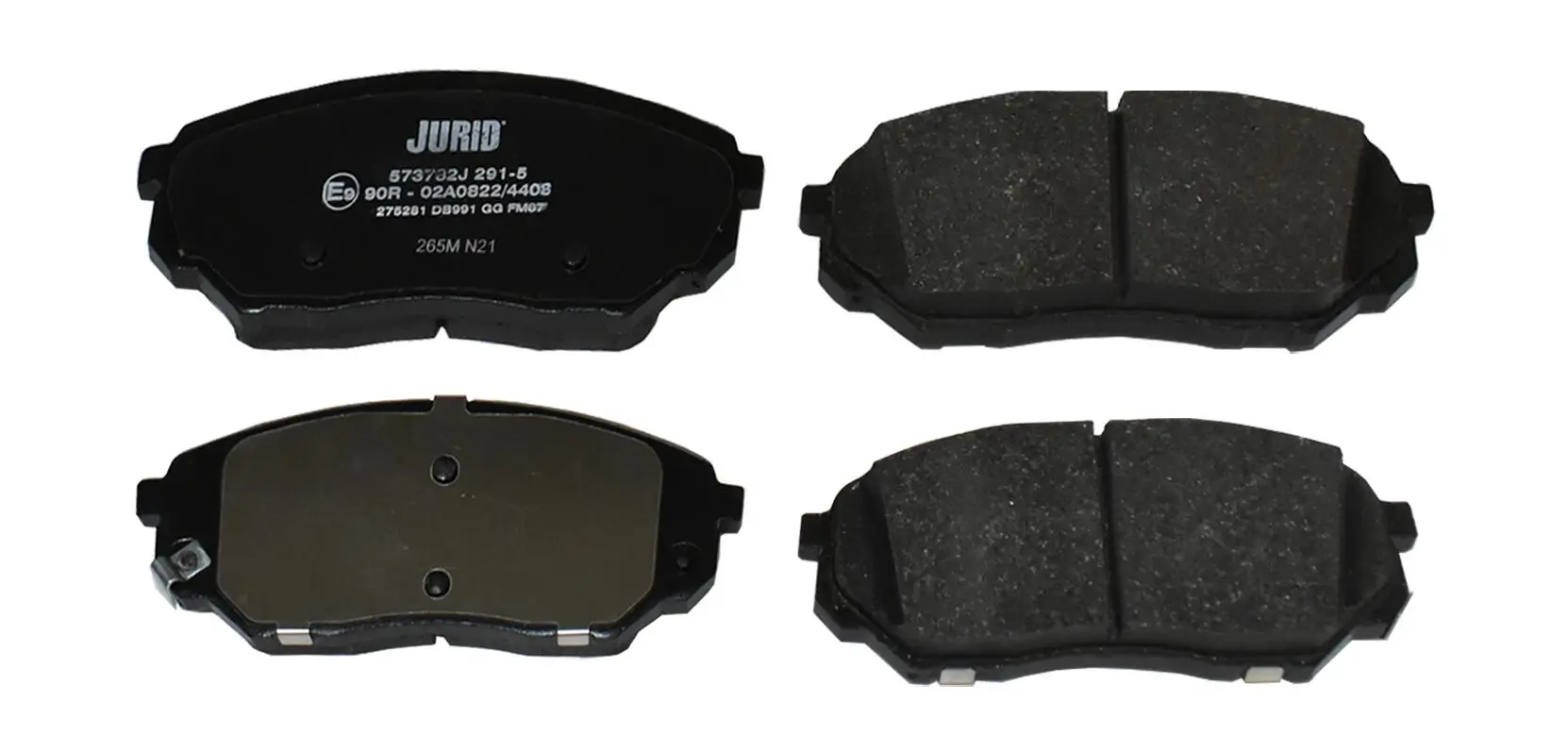 Bremsbelagsatz, Scheibenbremse Vorderachse JURID 573782J