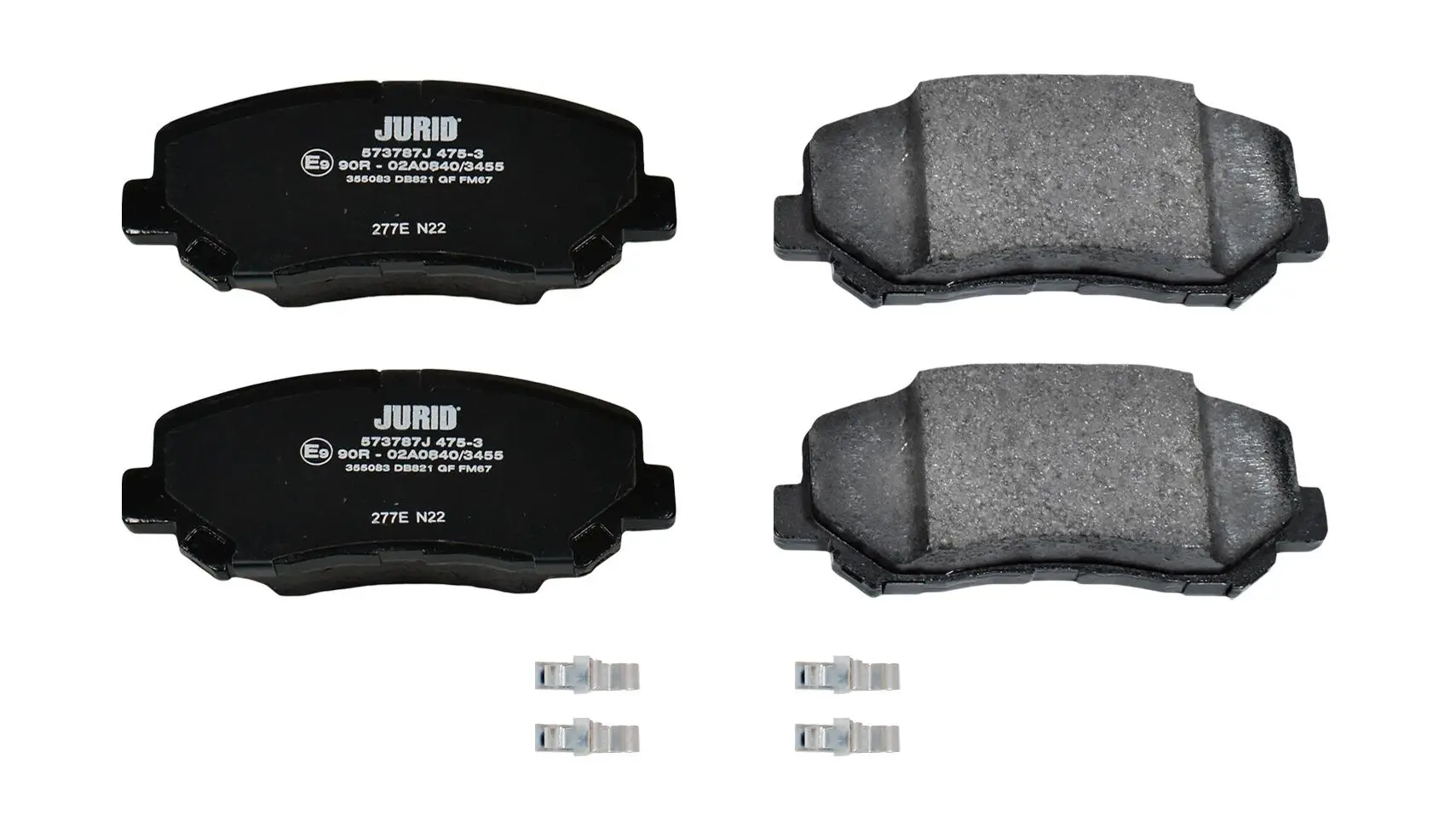 Bremsbelagsatz, Scheibenbremse Vorderachse JURID 573787J